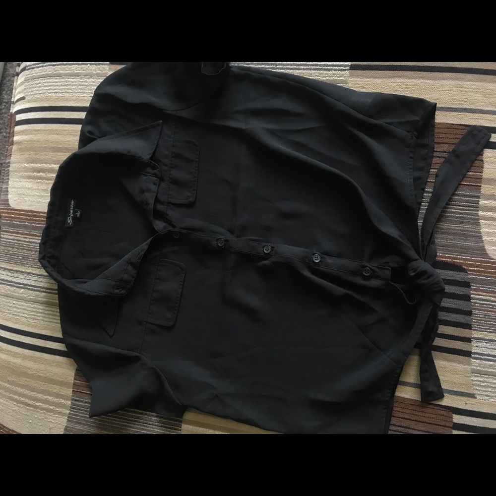 Button Down crop top